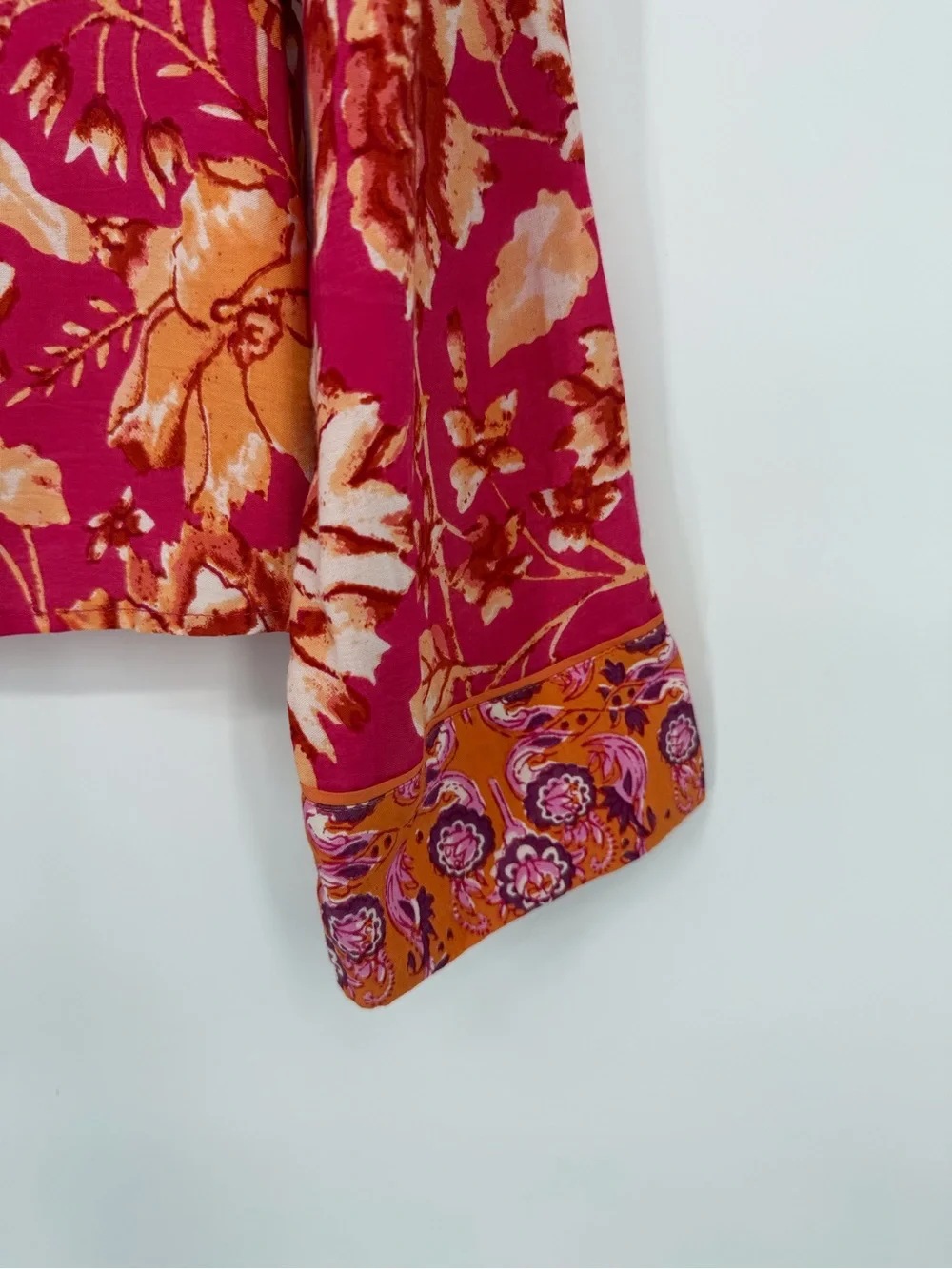 Anthropologie Floral Pajama Top Small Lounge Button Up Boho Cottagecore Feminine